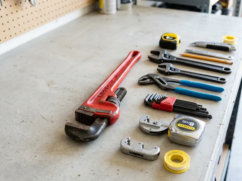 Professional plumbers in Scottville, MI equipped with top-tier tools for residential and commercial plumbing services.